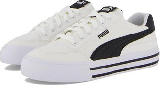 Puma Court Classic Vulc Shoes Mens Shoes Puma White/Puma Black : 10.5 D - Medium, Canvas