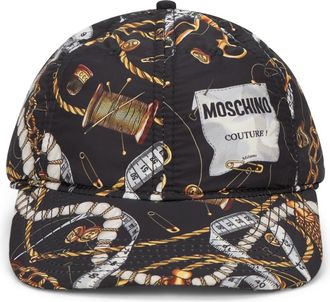 Moschino Printed Visor Cap - Dames - Petten - Veelkleurig - ONE Size - Polyester - Accessoires