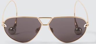 Bottega Veneta Drop aviator sunglasses