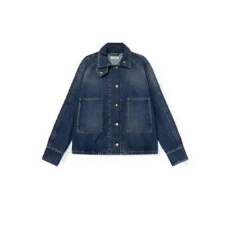SoSUE Dames, Jassen, Blauw, Maat: S Katoen