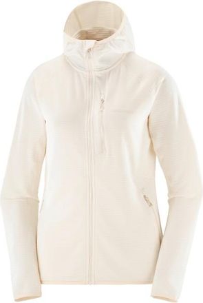 Salomon Essential Lightwarm Fleecejacke f&uuml;r Damen | wei&szlig;