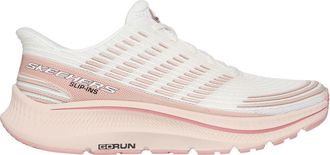 Skechers Womens Go Run Consistent 2.0 Senna Sneaker, Natural Textile/Trim, 7 UK