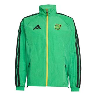 adidas Jamaica 2026 x Bob Marley Home Anthem Jacket Asia Sizing Vivid Green JV8195