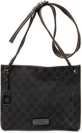 Gucci Pre-owned Womens Small Messenger Crossbody Shoulder Bag - Brown - One Size