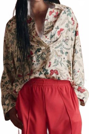 The Great. The Meadow Henley Top In Floating Butterfly