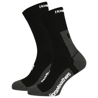 Horsefeathers Cadence Long Bike Socks Velosocken f&uuml;r Herren | schwarz