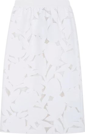 Tibi Gonna a fiori - Bianco