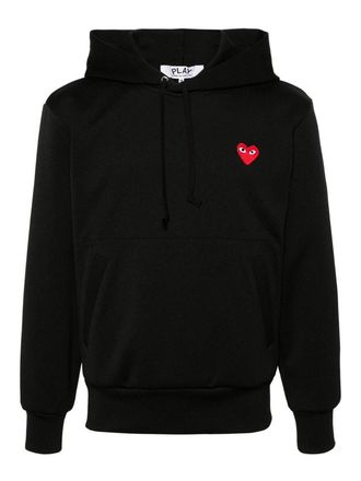 Comme Des Gar&ccedil;ons Logo Cotton Hoodie