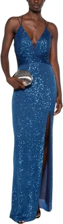 Hanita Mujer, Vestidos, Azul, Talla: S