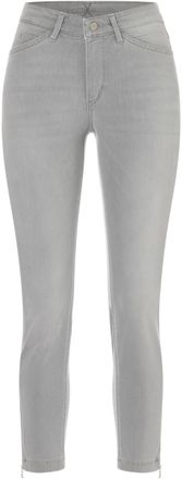 MAC Broeken 7/8-Jeans MAC Dream Chic, Damen, Gr. 34, L&auml;nge 27, midgrau destroyed wash, Denim/Jeans, Obermaterial: 89% Baumwolle, 9% Polyester, 2% Elasthan, sehr f
