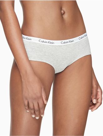 Calvin Klein Womens Carousel Logo Hipster - Grey - XS