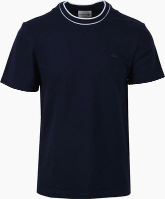 Lacoste Mens Lacoste T-Shirt Navy Blue - Size: 40