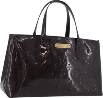 Louis Vuitton Pre-owned Tote Bags, female, Purple, Size: ONE SIZE Pre-owned Vintage Patent Leather Hand Bag
