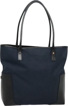 Ferragamo Gancini Tote Gancini Canvas Canvas Tote Bag Bag (Pre-Owned)