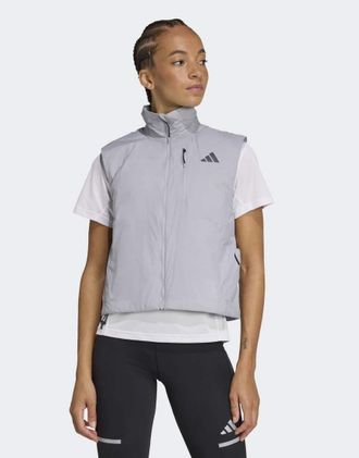 adidas Adi365 Climawarm - Canotta da corsa argento sfocato
