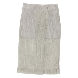The Garment Delfi Button Wrap Midi Skirt