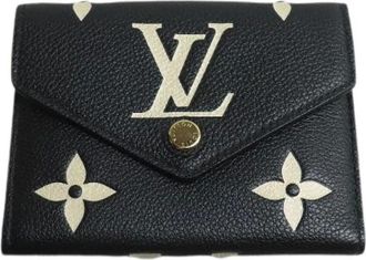 Louis Vuitton Pre-owned Wallets, female, Black, Size: ONE SIZE Pre-owned Canvas wallets
