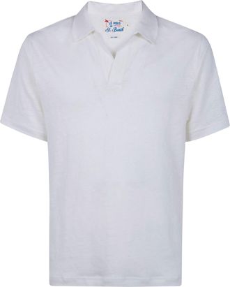 MC2 Saint Barth Linen Polo Shirt