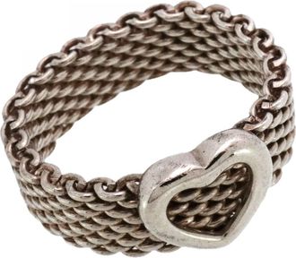 Tiffany & Co. Silver 925 Band Ring (Pre-Owned)