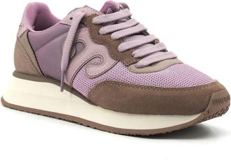 Wushu Ruyi Sneakers - Dames - Sneakers - Paars - 36 EU - Leer - Schoenen
