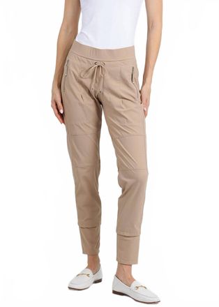 Raffaello Rossi Candy Jogger Pants In Warm Taupe