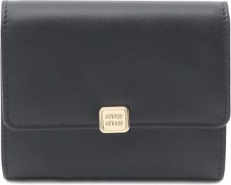 Miu Miu Portafoglio tri-fold anni 2020 - Nero