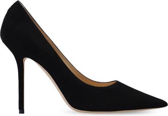 Jimmy Choo London Love 100 Stiletto Pumps - Dames - Pumps - Zwart - 41 EU - Su&egrave;de - Schoenen