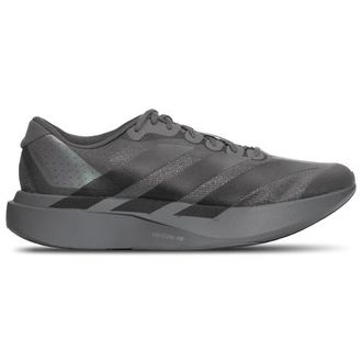 adidas Mens adidas Adizero Evo SL - Running Shoes - Grey / Black / Lime Burst Size 10.0