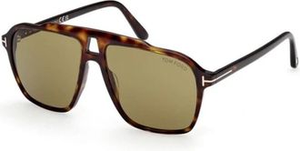 Tom Ford Autari Ft 1209 52N - Heren - Zonnebrillen - Bruin - 56 MM - Accessoires