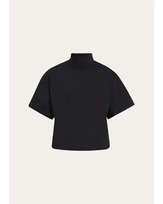 Majestic Filatures Mock-Neck Supima Cotton Shirt