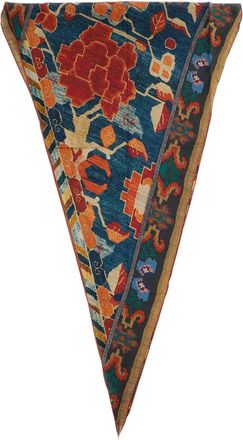 Pierre-Louis Mascia Multicolor Diamond Geometric Print Silk Scarf
