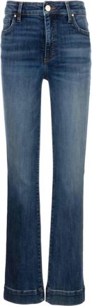 Kut from the Kloth Womens Kelsey High Rise Fab Ab Ankle Flare Jeans In Vibrant