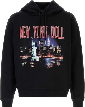 Dsquared2 Heren, Sweatshirts & Hoodies, Zwart, Maat: L Katoen