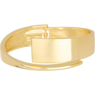 Nordstrom Rack Bypass Hinge Cuff Bracelet in Gold at Nordstrom Rack