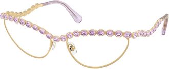 Swarovski SK 1030 4036 59mm Womens Cat-Eye Eyeglasses 59mm