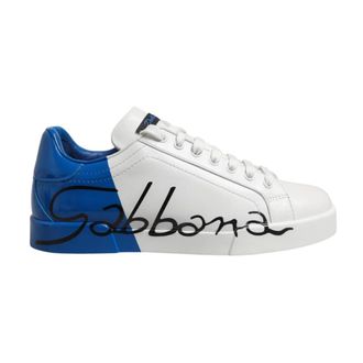 Dolce & Gabbana Sneakers, male, White, 6 UK, Logo Low Top Trainers with Rubber Sole