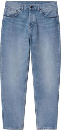 Carhartt Work in Progress Newel Pant - Heren - Loose Fit Jeans - Blauw - W34 - Katoen - Jeans