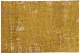 Maisons du monde Alfombra tejida en jacquard amarillo mostaza 120 x 180