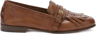 Ermanno Scervino Schoenen, Dames, Bruin, 37 EU, Leer, College Loafer