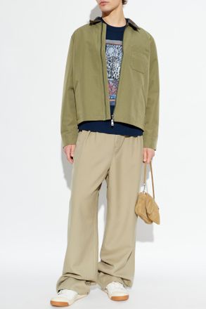 Etro Sweatshirt With Print, Mens, Navy Blue