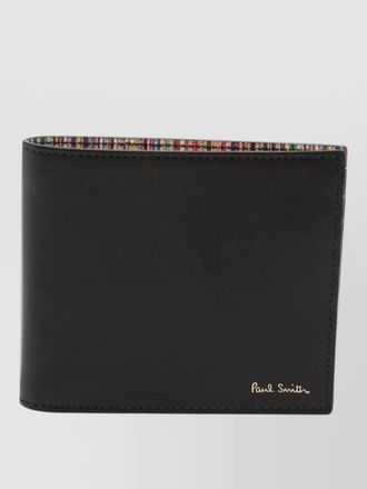 Paul Smith leather logo print bifold wallet