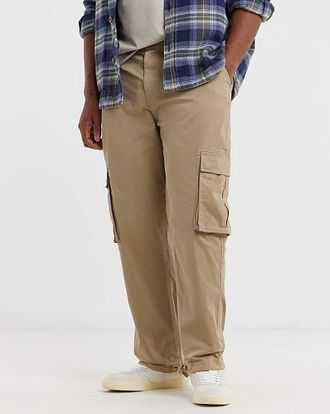 Jacamo Loose Fit Garment Dyed Cargo