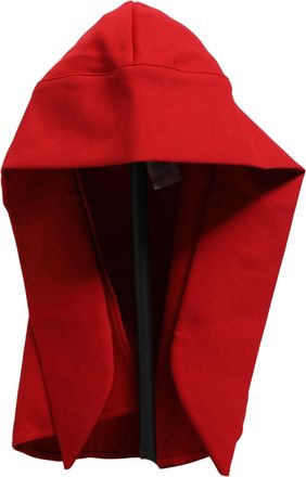 Dolce & Gabbana Women Red Polyester Whole Head Wrap Capello Hat