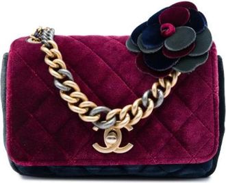 Chanel Borsa a mano in velluto trapuntato Pre-owned - - Pre-owned - Donna - Rosso - ONE SIZE