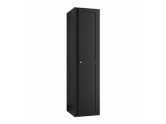 Mirjan24 Mobilier1 - Armario Hartford 392, Negro, 186x40x44cm, Puertas De Armario: Con Bisagras, N&uacute;mero De Estantes: 0