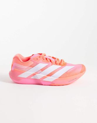 adidas adidas Training Adizero Dropset Pro sneakers rosse e argento-Rosso