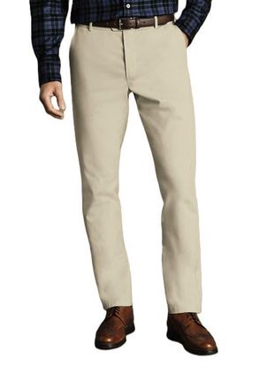 CHARLES TYRWHITT Slim Fit Ultimate Non-Iron Chino in Stone at Nordstrom, Size 34