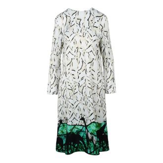 Stella Jean Longuette Straight Dress - Dames - Casual kleedjes - Veelkleurig - L - Polyester - Kleedjes