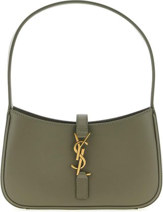 Saint Laurent Grey Le 5 A 7 Mini Shoulder Bag