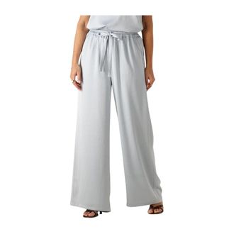 Amaya Amsterdam Ciel Wide Broeken - Dames - Broeken - Blauw - Maat: S Viscose